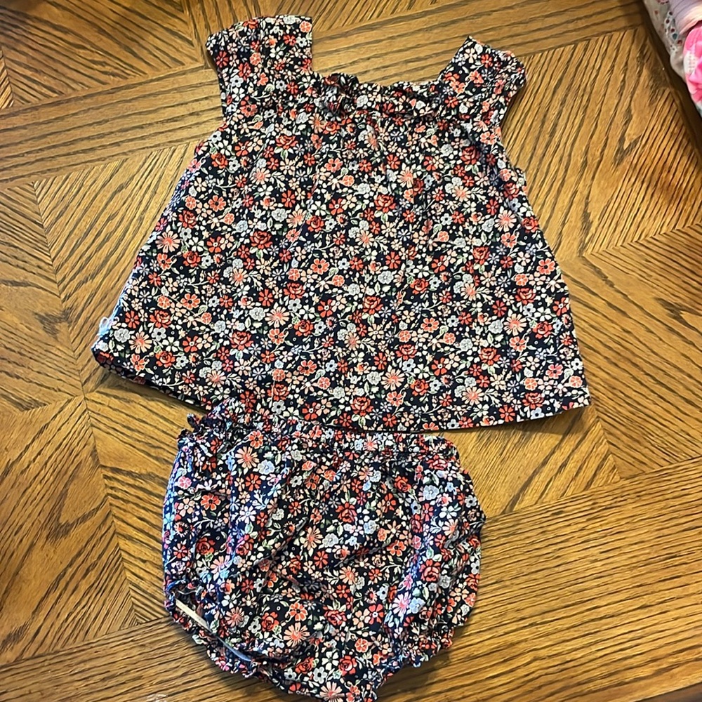 Janie and Jack floral set